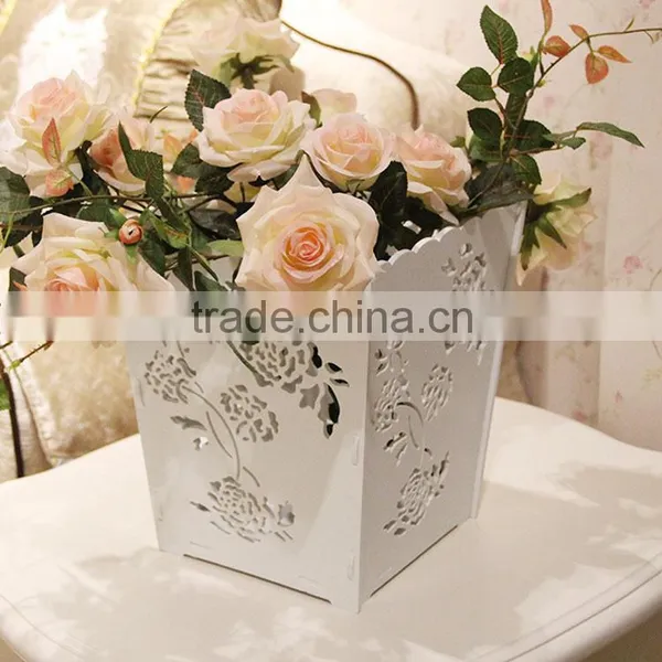 Artificial New Designed Morden Indoor Wood Flower Pot From China Direct Manufacturer Wholesale Price Quality Choice photo-3