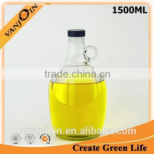 Fancy Glass Jug With Handle For Wine photo-3