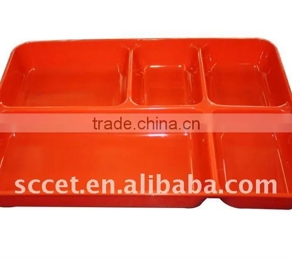 Plastic Lunch Box Meal Tray