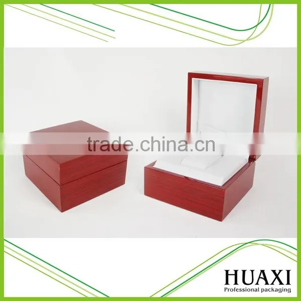 2016 High Quality OEM Custom Black Mens Wooden Watch Box photo-3