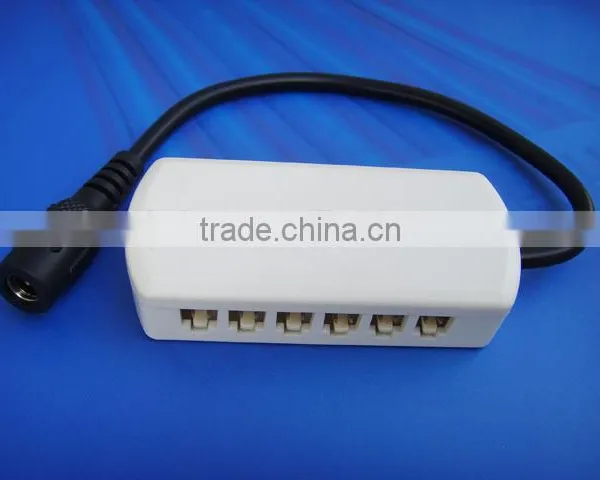 2013 UL MX24 LED lighting white mini distributor 12-way 24V/3A & DC socket