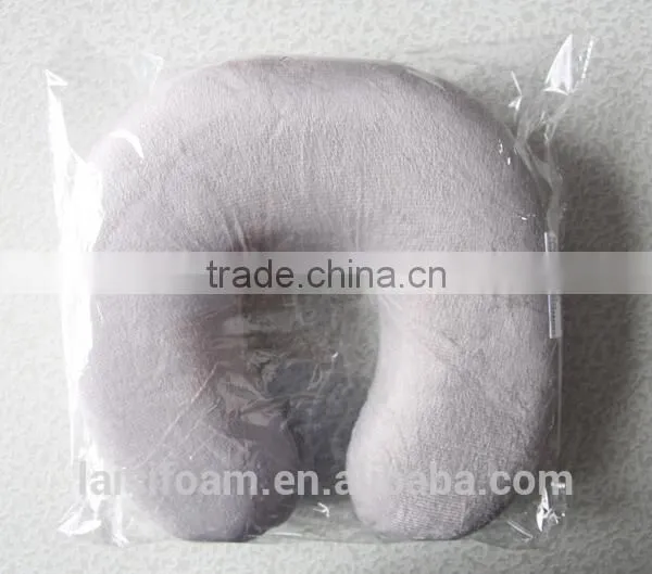 100% Polyerter Mold for Neck Pillow Super Soft Fabric Neck Massage Pillow LS-U-006-A Travel Foam Pillow photo-2