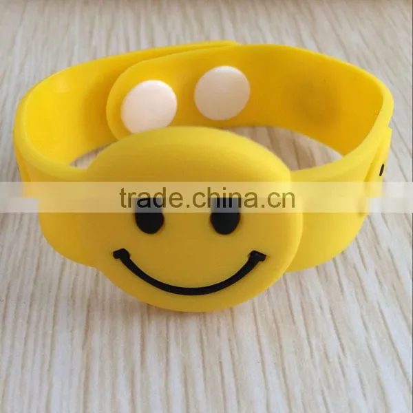 Newest Soft Pvc Emoji Face Bracelet photo-3