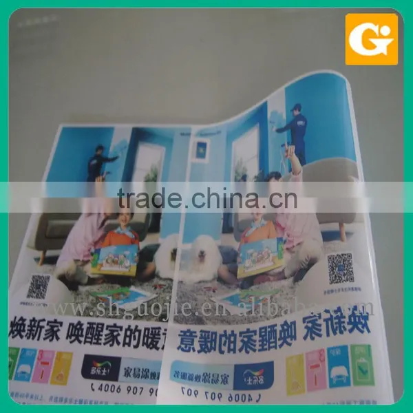 Blue Transparent Film Led Light Box Film UV Printing