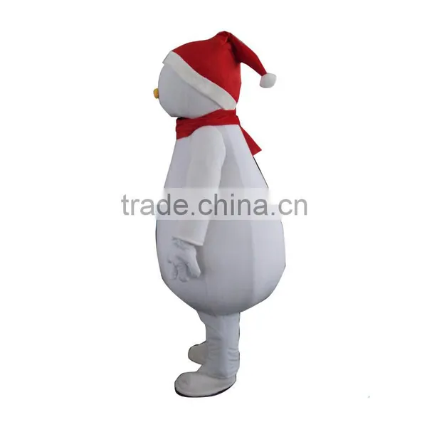 Factory Price Lovely Christmas Moving Snowman Mascot Costume for Adult photo-2