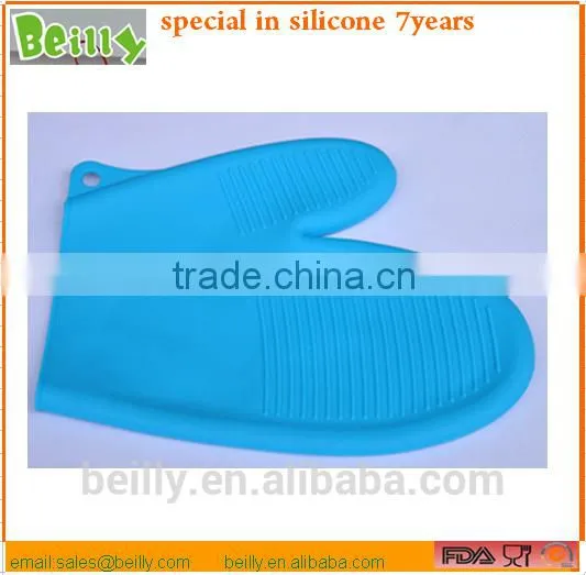 Heat Resistant Silicone Cooking Silicone Kitchen Finger Gloves photo-4