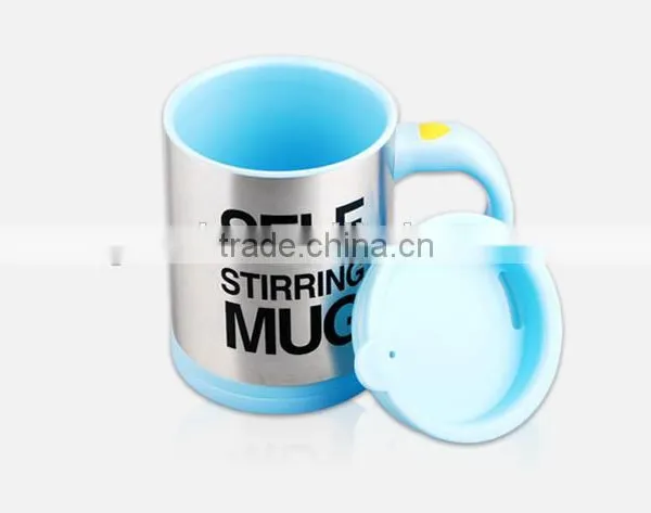 Creative Gifts of Stainless Steel Tank Automatically Stir the Coffee Milk Tea Cup Mug Cup photo-5