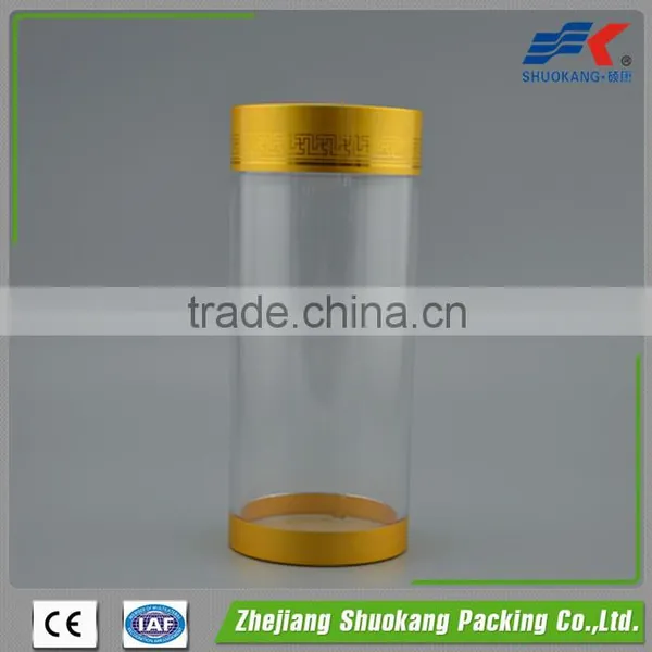 PS Transparent Medicine Bottles For Sale With Aluminum Cap