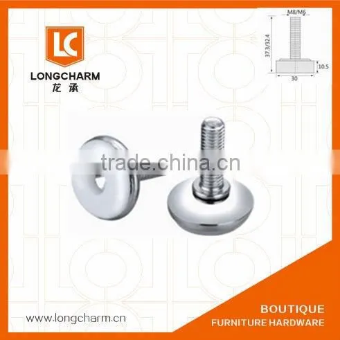 Plastic and Stainless Steel Nail Glide Adjustable Table Leg Screw From Guangzhou Furniture Hardware photo-4