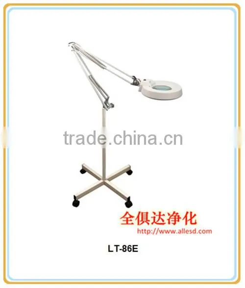 Foldable LED Magnifying Lamp Floor Cosmetic Stand Type Magnifying Lamp 8x photo-2