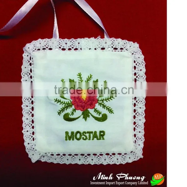 100% Cotton Fragrant Bag With Embroidery- no 1