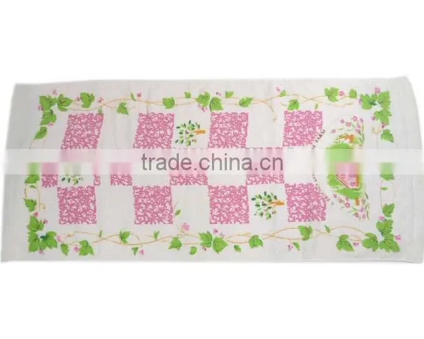 Floweret Print Cotton Terry Hand Towel photo-4