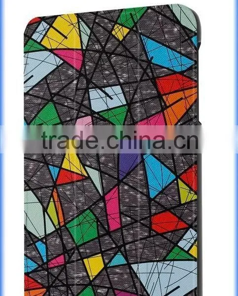 Tri Folding Color Printing Leather Case for Samsung Galaxy Tab A 7.0, Leather Case for Samsung Tab A 7.0 (T280) photo-2
