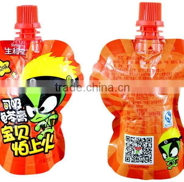 Customized Laminated Plastic Liquid Pouch With Spout photo-3