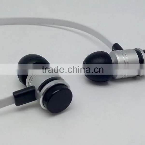 Fashion China Earphone Silion Earbuds With Flat Cable photo-3