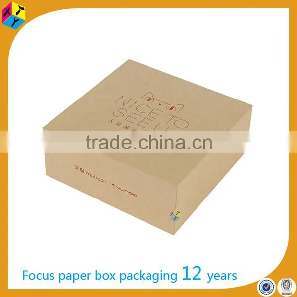 Recycled Paper Small Brown Box With Lid photo-5