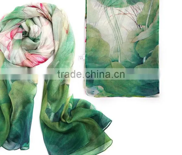 New Arrival 100% Silk Ladies Scarves