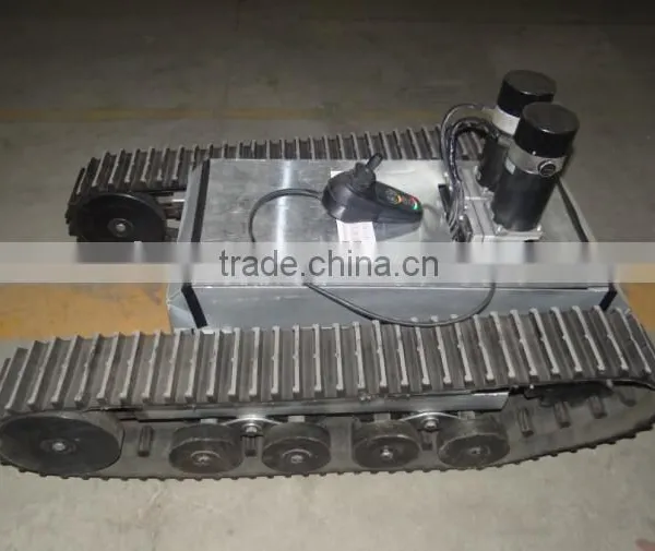All Terrain Robot Rubber Track Chassis/undercarriage