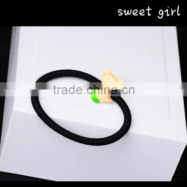 Kids and Lady Elastic Rubber Hair Bands ,Ponytail Holder Head Rope photo-3