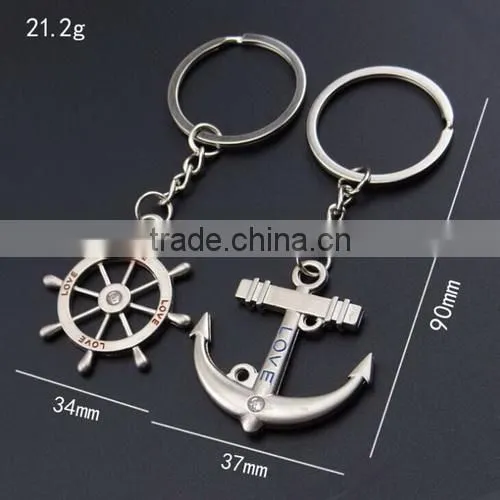 Promotional Korea Boat Anchor Metal Keyrings photo-3