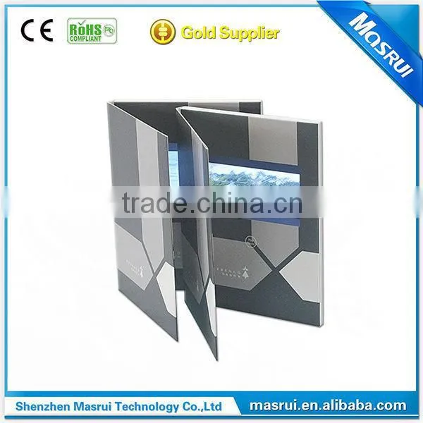 Manufactore Price 4.3" LCD Brochure Card Video Brochure With 2 GB Memory photo-2