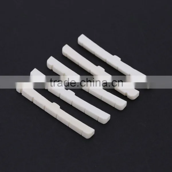 5pcs Electric Guitar Bone Slotted Replacement Upper Nut Saddle photo-4