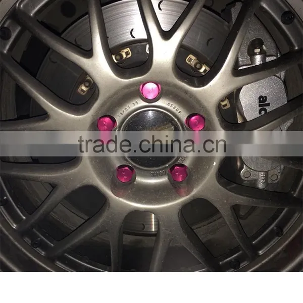 VOLK Alloy Aluminum Wheel Lock Nuts Racing Lug Nuts Length 35MM 12x1.5/12x1.25 photo-4