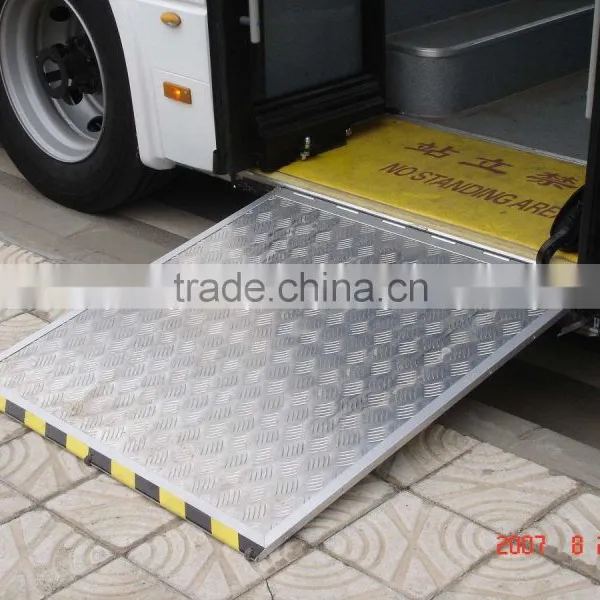 XINDER CE Electric Bus Wheelchair Ramp for the Disabled and Old on Low-Floor City Bus photo-3