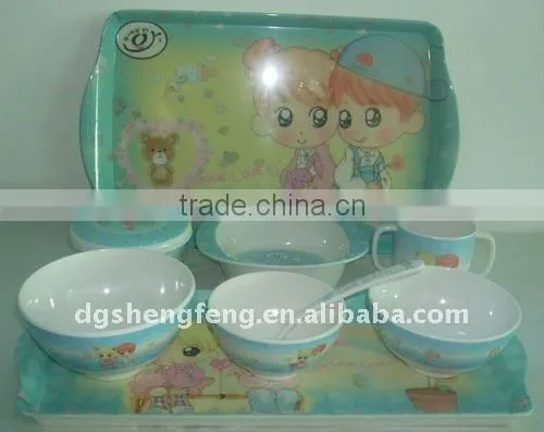 Melamine Tableware Set for Kids/children Melamine Set photo-5