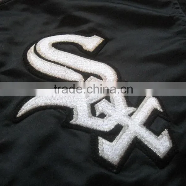 Custom Made Satin College Varsity Jacket photo-3