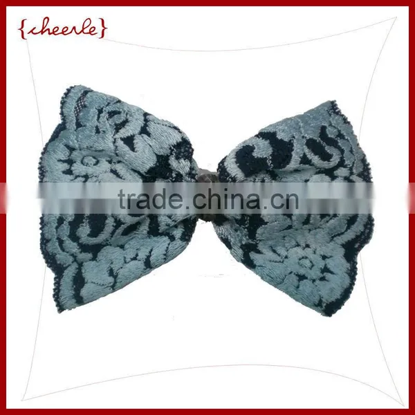 New Style Hot Sale Girls Satin Butterfly Hair Clip