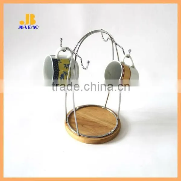 handmade hanging cup rack