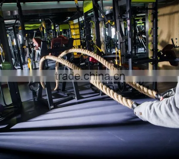 Linen /hemp Crossfit Battle Rope photo-3