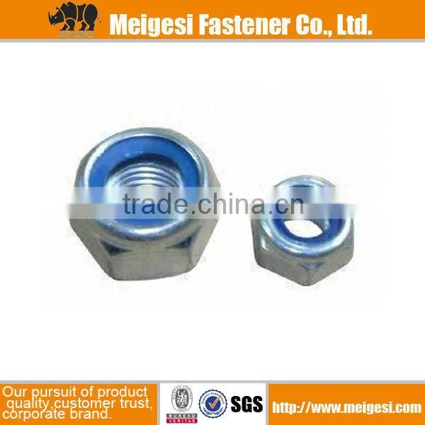 Nylon Insert Nut DIN985/Locking nut/Hex Nylon nut
