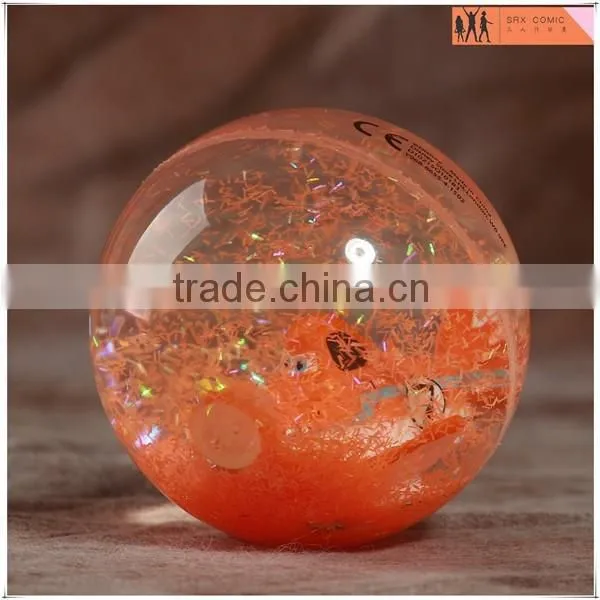 Custom Made Airplane Glittery Rubber Bouncy Ball Toys,custom Rubber Toys Bouncy Ball for Gifts,OEM Custom Toys Ball Manufacturer photo-2