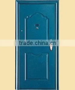 High Quality Steel Fire-proof Doors Blue Color or Other Colors Optional photo-2