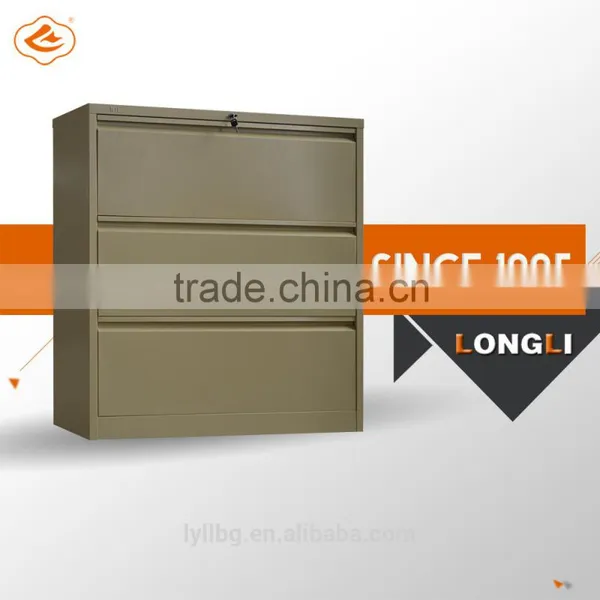 Hot Selling Powder Coated Metal 3 Drawer Filing Cabinet Metal photo-4