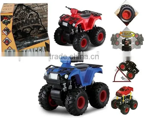 Plastic Vehicle 4 Wheel Drive Friction Car With TPR Soft Wheels photo-4