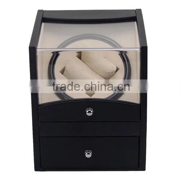Chinese Factories Wholesale Custom Electric Rotary Watches Boxes, High-grade Wooden Display Box photo-4
