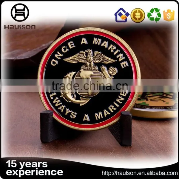 Customized New Design Cheap Price Reeded Edged Brass Fine Silver Plating Soft Enamel Die Cast Challenge Coin photo-2