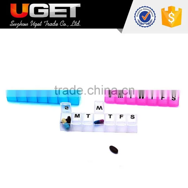Factory Price Easy Open Plastic Portable Travelling Pill Box 7 Days photo-5