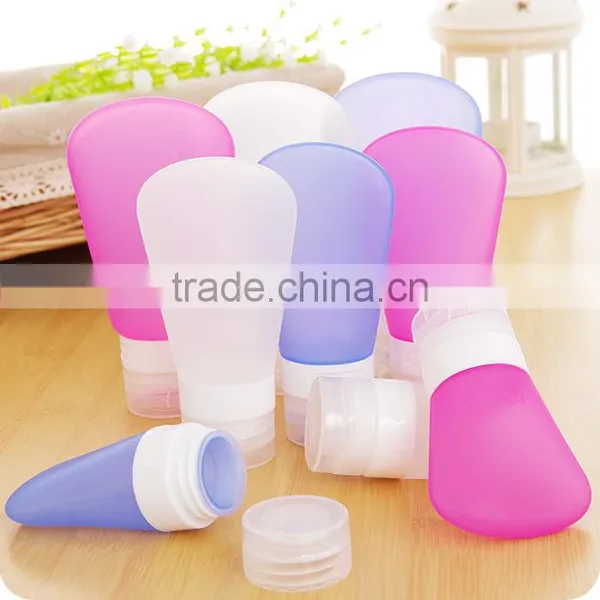 Food Grade Silicone Leak Proof Travel Accessories Bottle Set photo-5