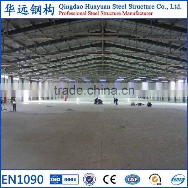 Double Slope Pre Engineered Structure Steel Workshop Building photo-3