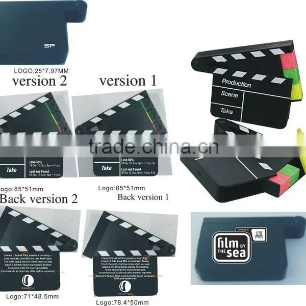 3 in 1 Film Shape Multicolor Highlighter Promotion Novel Promotional Articles Stationery Business Plan/Five Point Shape Highligh photo-6
