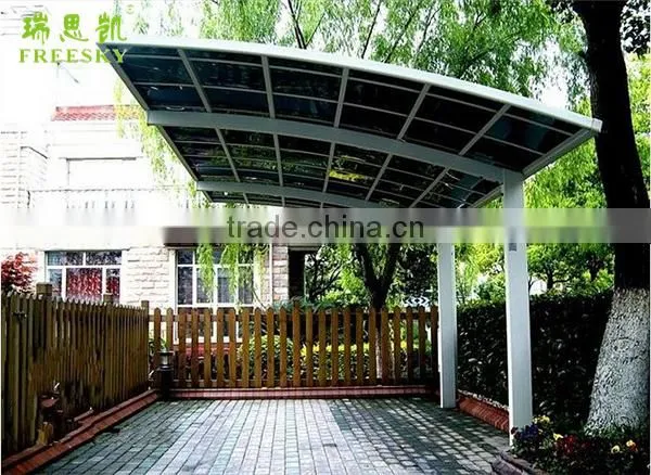 Modern Outdoor Aluminum Frame Sunshade Car Carport photo-6