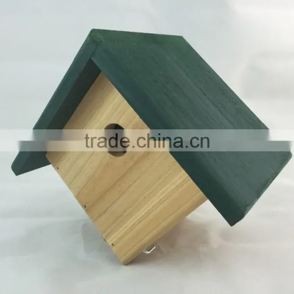 OEM Natural Color Wooden Bird House for Manufacturer Wholesale photo-4