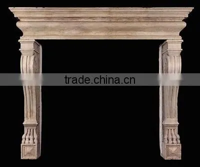 Italian Style Marble Carving Fireplace photo-3