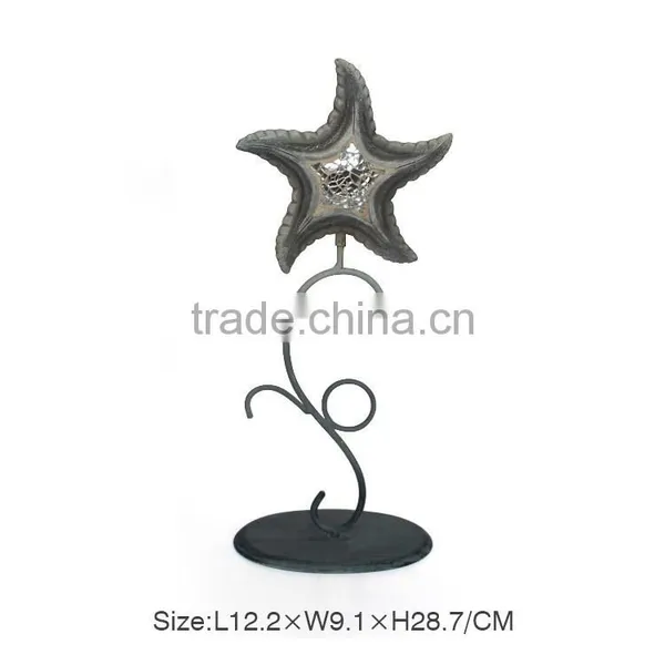 2016 Resin Christmas Star Shaped Ornaments With Metal Shelf photo-4
