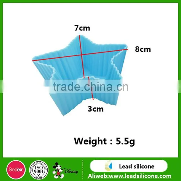 Food Grade Custom Funny Star Shape Silicone Cake Mold , Silicone Cake Mould photo-2