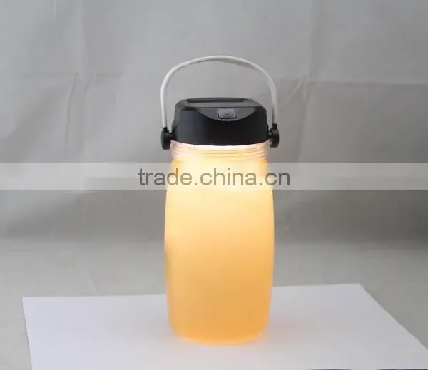 5 in 1 Silicon Camping Lamp Silicone Folding Cups LED Kettle photo-2